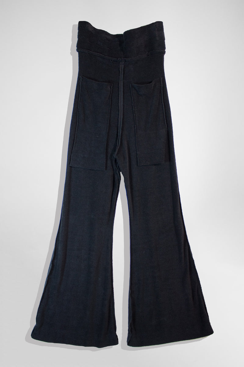 FLARED VELOUR PANTS - NELLY JOHANSSON