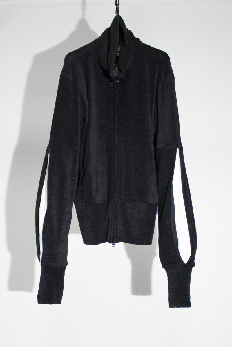 Velour Zip Sweater - CARL IVAR