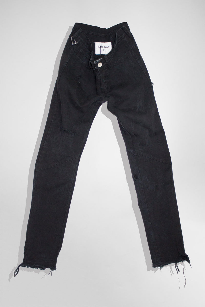 Ripped Demim Pants - CARL IVAR