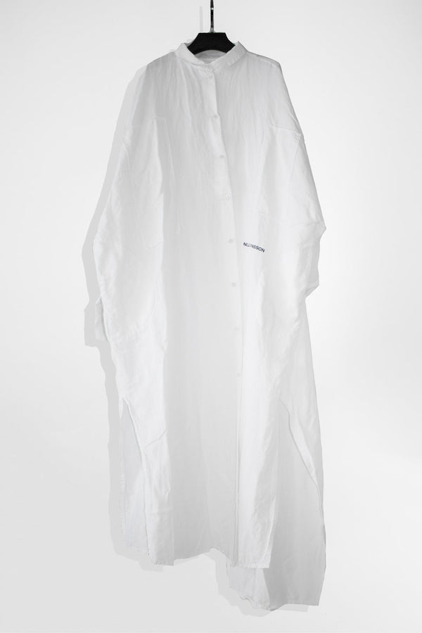 Logo Print Shirt Dress - NELLY JOHANSSON