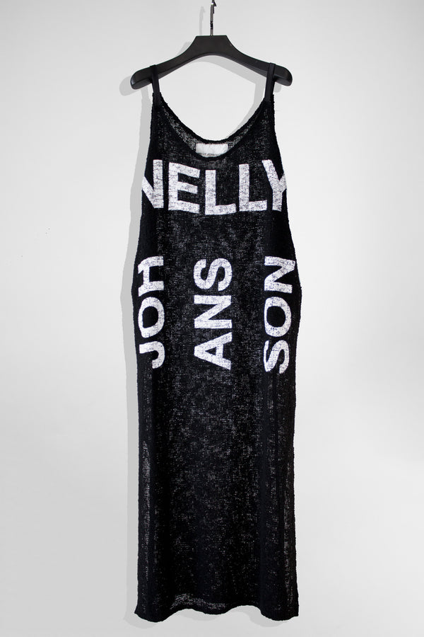 PRINTED MESH DRESS - NELLY JOHANSSON