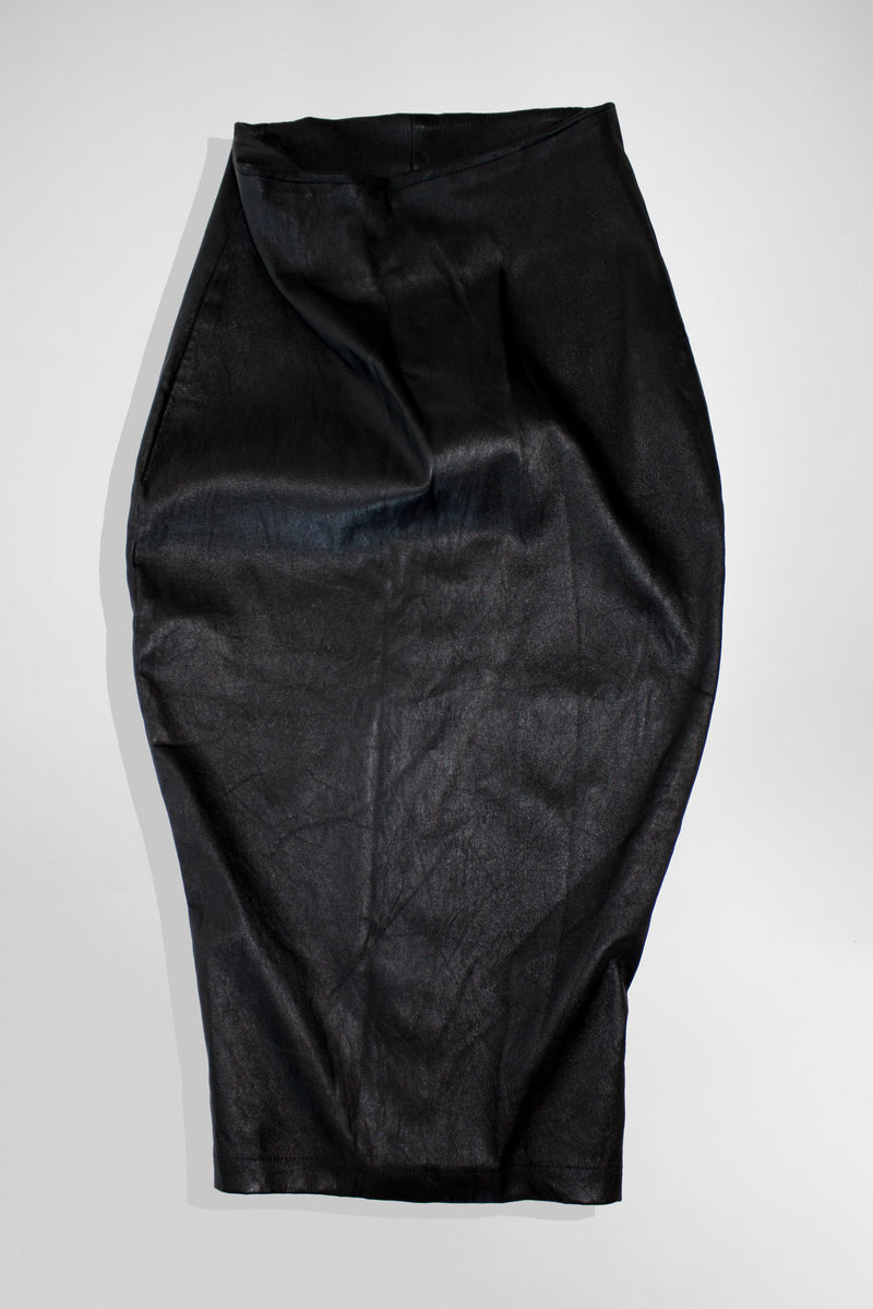 LEATHER PENCIL SKIRT - NELLY JOHANSSON