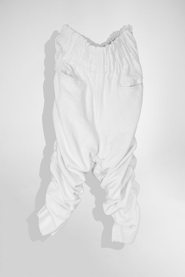 NELLY JOHANSSON WRINKLED CANVAS TROUSERS - NELLY JOHANSSON