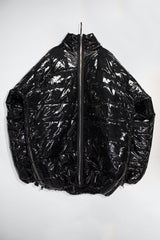 Oversized Vinyl Puffer Jacket - NELLY JOHANSSON