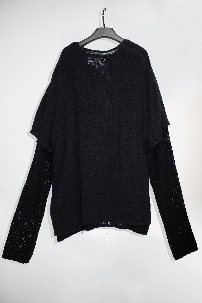 Double Layer Knit Sweater - NELLY JOHANSSON