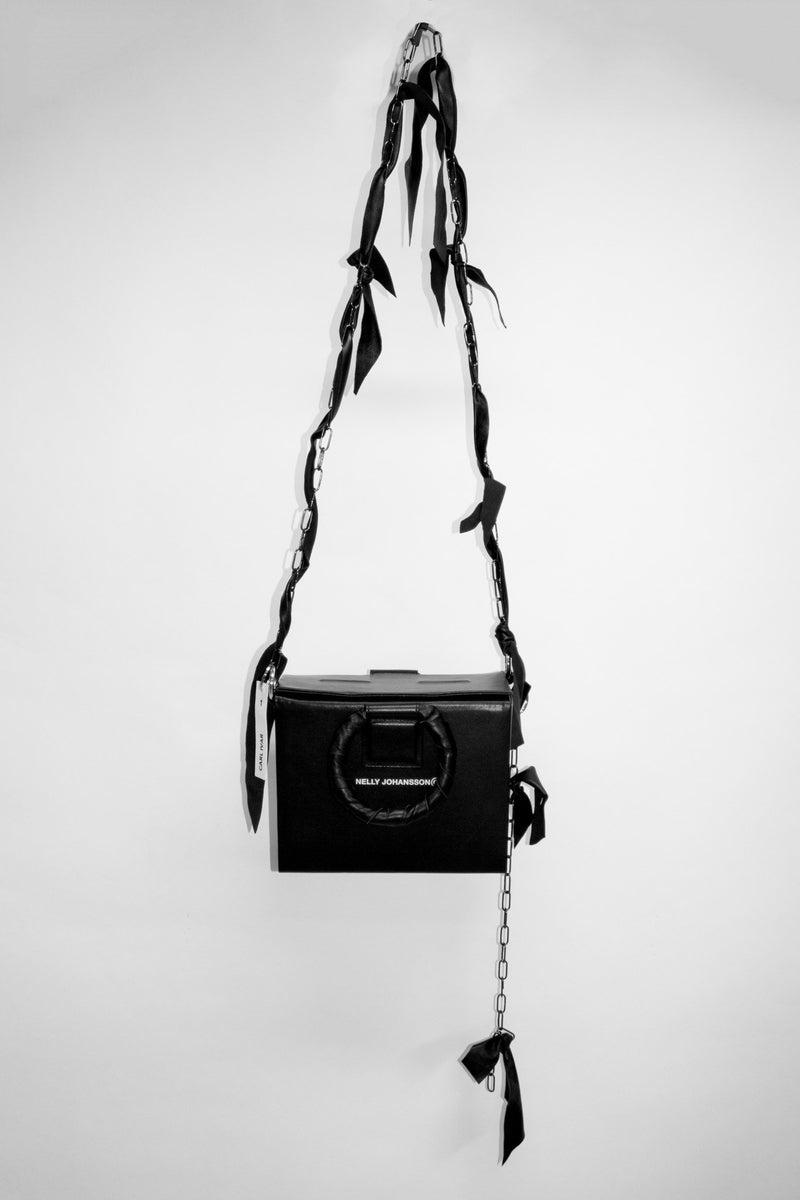 Dinner Leather Box Bag - NELLY JOHANSSON