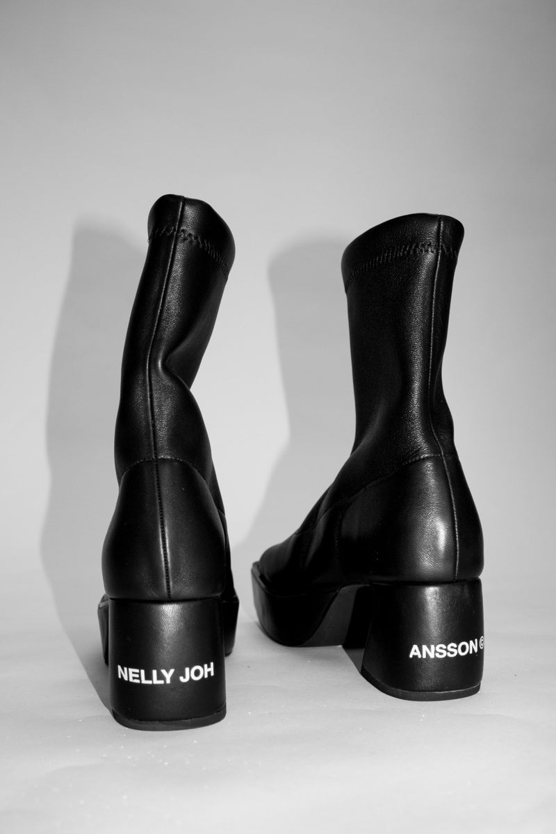 Boxy Open Toe Heels - NELLY JOHANSSON