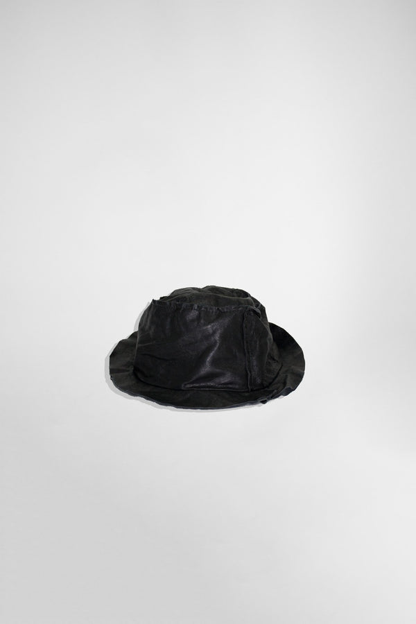Leather Bucket Hat - NELLY JOHANSSON