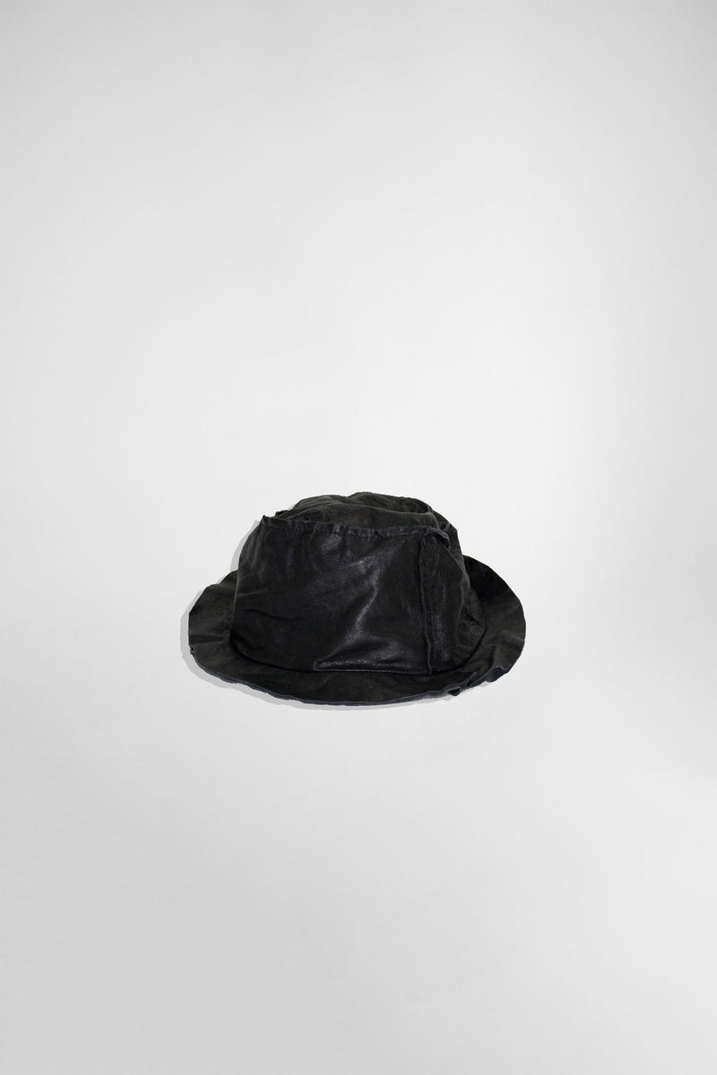 Leather Bucket Hat - NELLY JOHANSSON