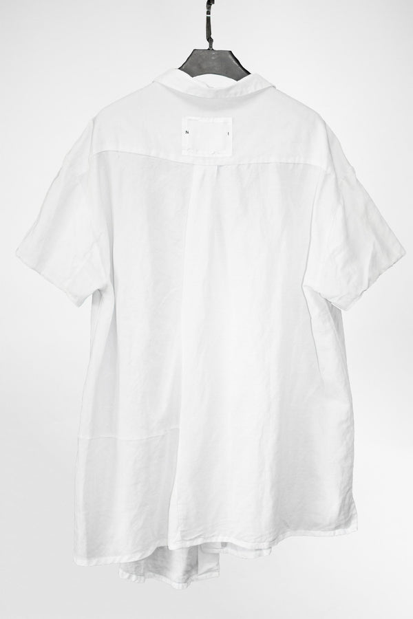 Asymmetrical Cuban Collar Shirt - NELLY JOHANSSON