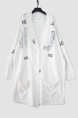 Folded Patch Work Fleece Cardigan - NELLY JOHANSSON