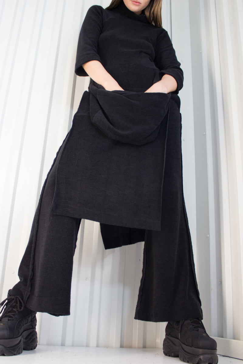NELLY JOHANSSON FLARED VELOUR PANTS - NELLY JOHANSSON