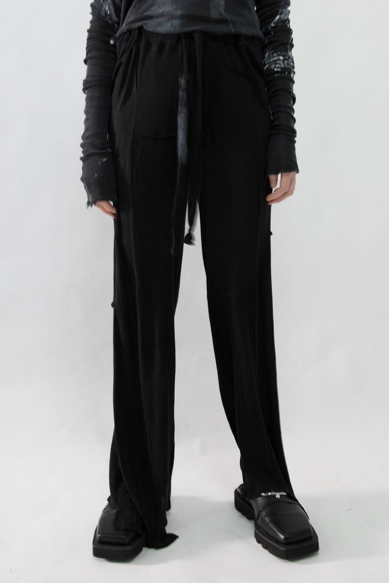 Flared Silk Pants - NELLY JOHANSSON