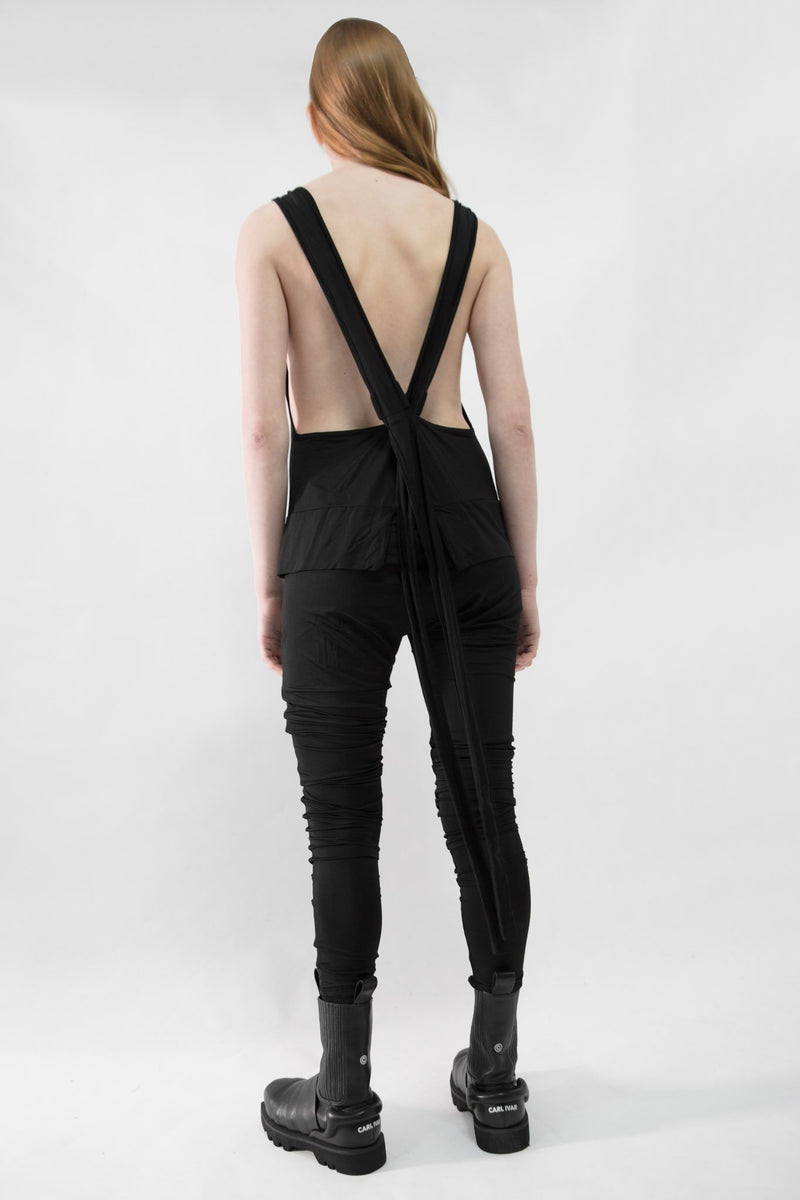 Tight on sale black overalls