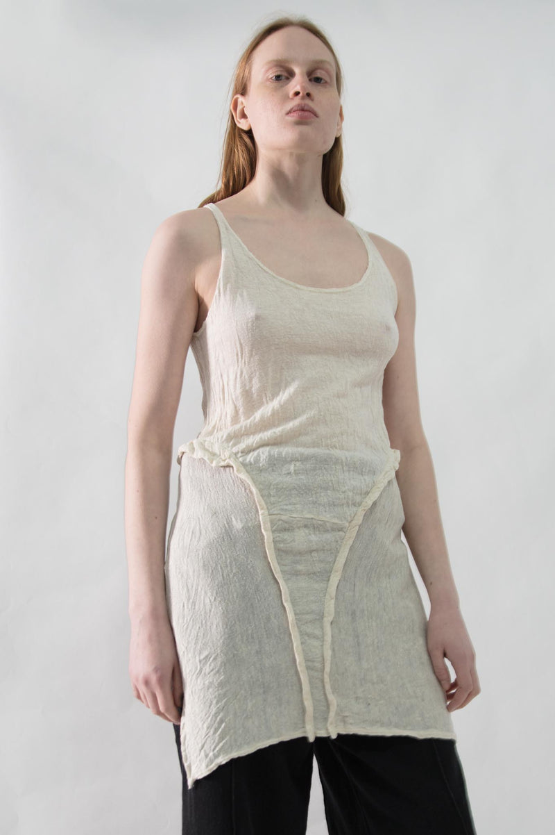 Asymmetrical Linnen Top 3 - NELLY JOHANSSON