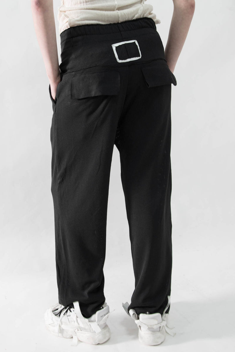 Perforated Loose Suit Pants - CARL IVAR