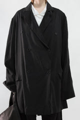 Oversized Cupro Blazer - NELLY JOHANSSON