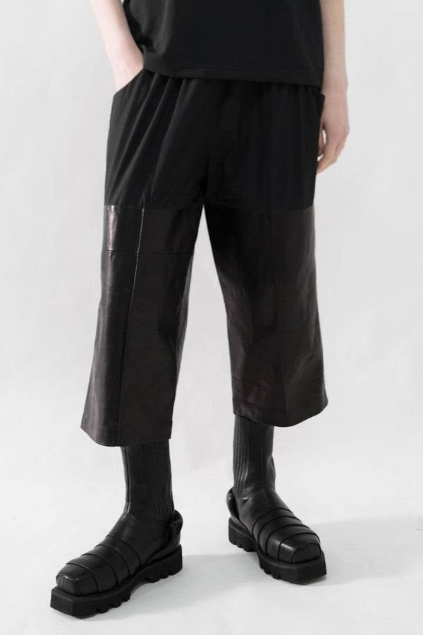 Divided Leather Trousers - NELLY JOHANSSON