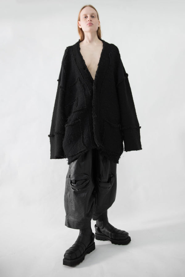 Heavy Knit Alpacka Wool Cardigan - CARL IVAR