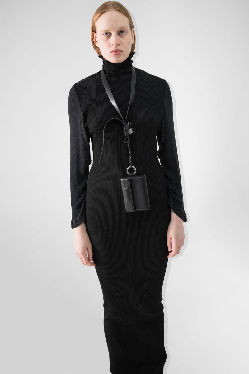Pleated Long Sleeve Dress - CARL IVAR