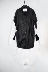 Leather Mix Shirt Dress - CARL IVAR