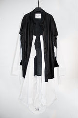 Leather Mix Shirt Dress - CARL IVAR