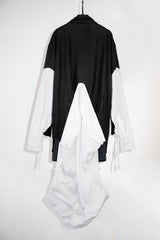 Leather Mix Shirt Dress - CARL IVAR
