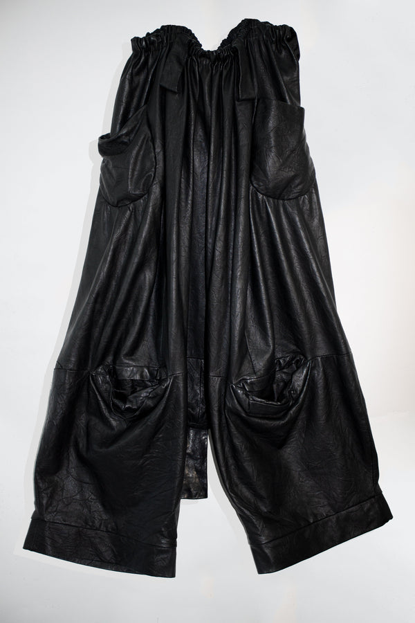 Drop Crotch Leather Pants - CARL IVAR
