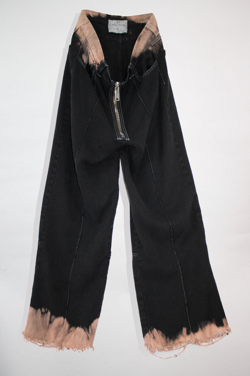 Baggy Bleached Hemp Jeans - CARL IVAR - carlivar - 