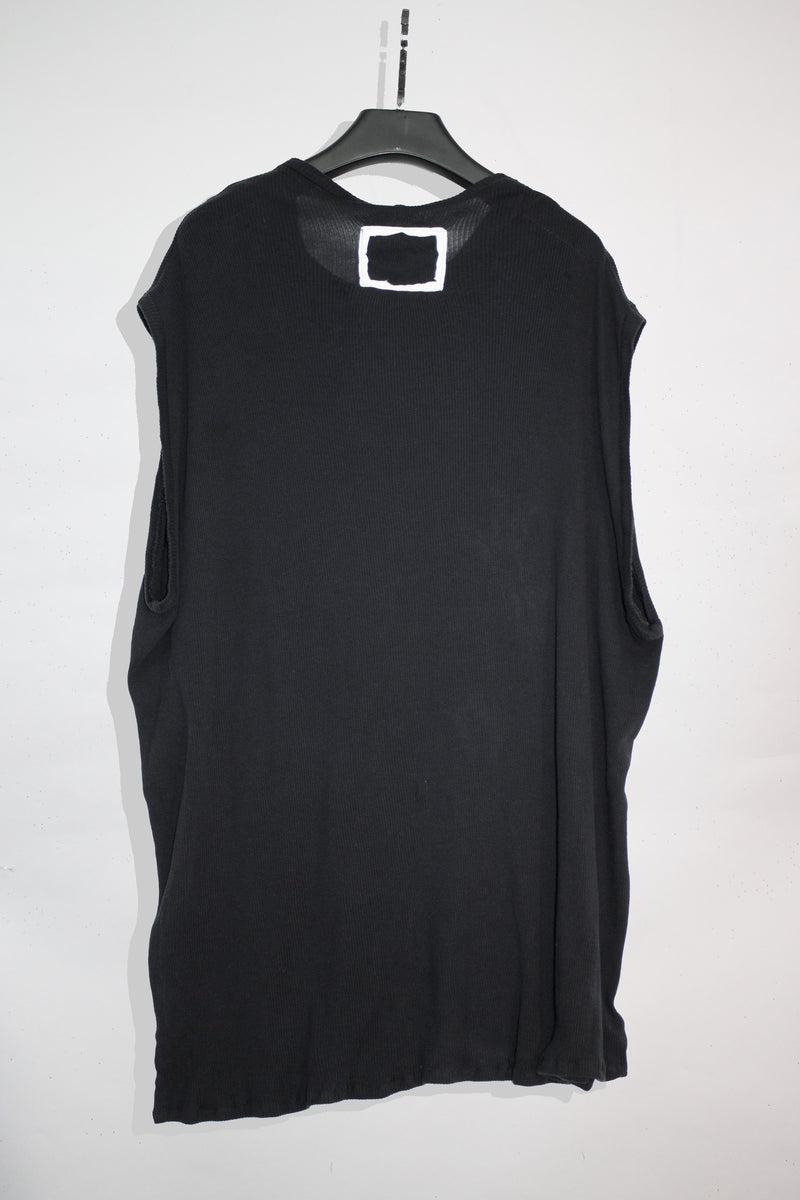 Asymmetrical Crewneck Tank Top - CARL IVAR - carlivar - 