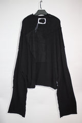 Patched High Neck Wool Sweater - CARL IVAR