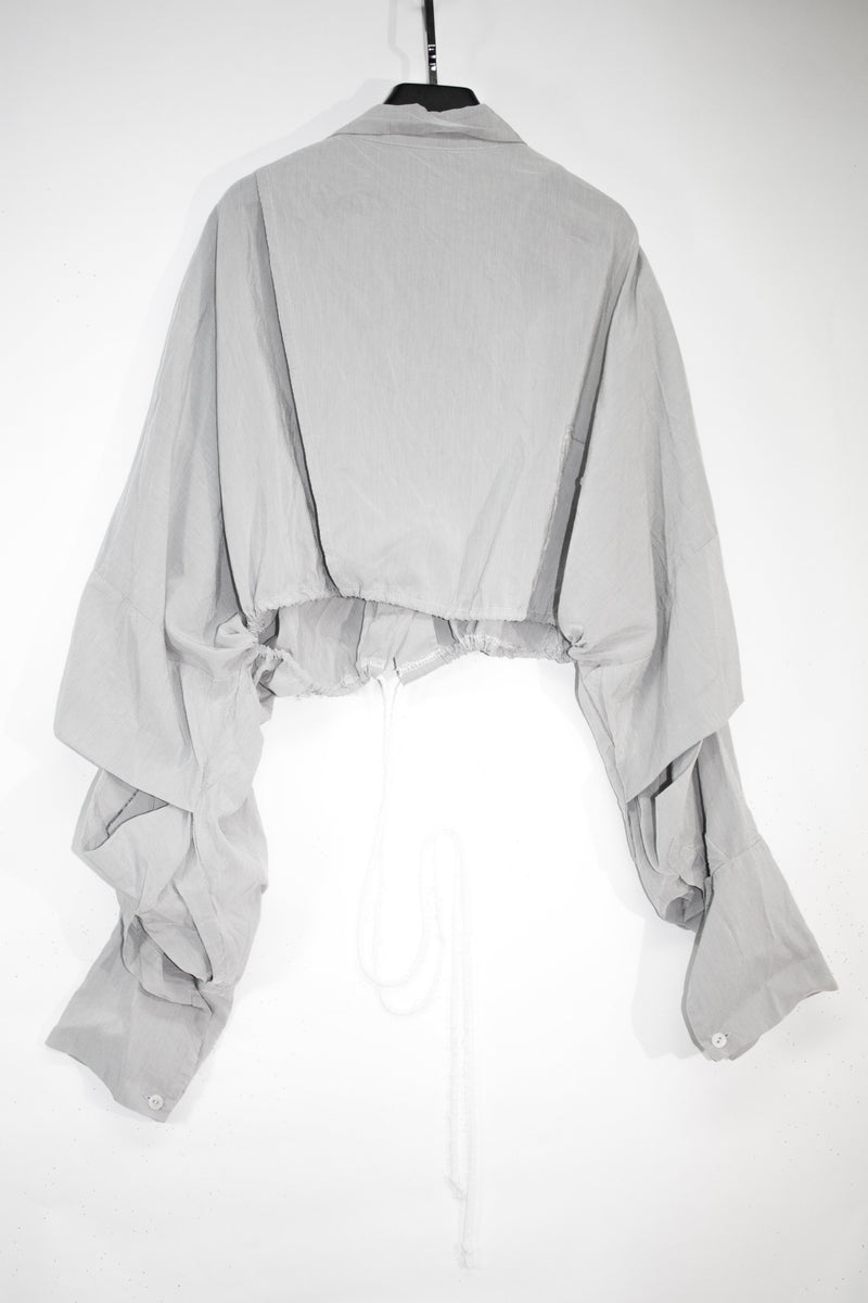 Asymmetrical Drawstring Shirt - CARL IVAR - carlivar - 