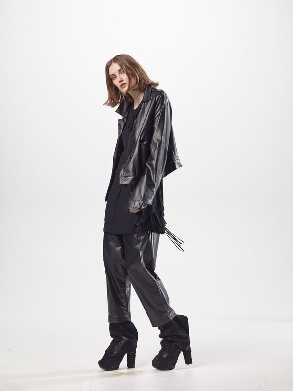 Leather Jacket - NELLY JOHANSSON