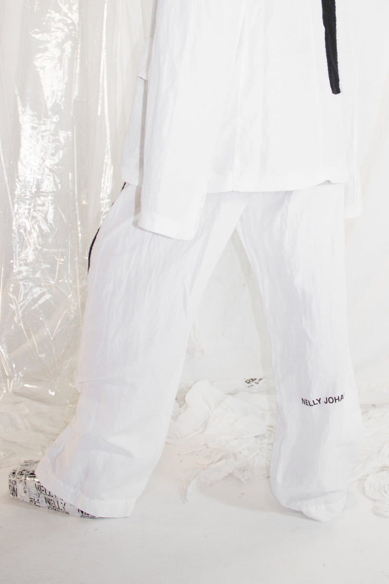 Wide Leg Striped Suit Pants - NELLY JOHANSSON