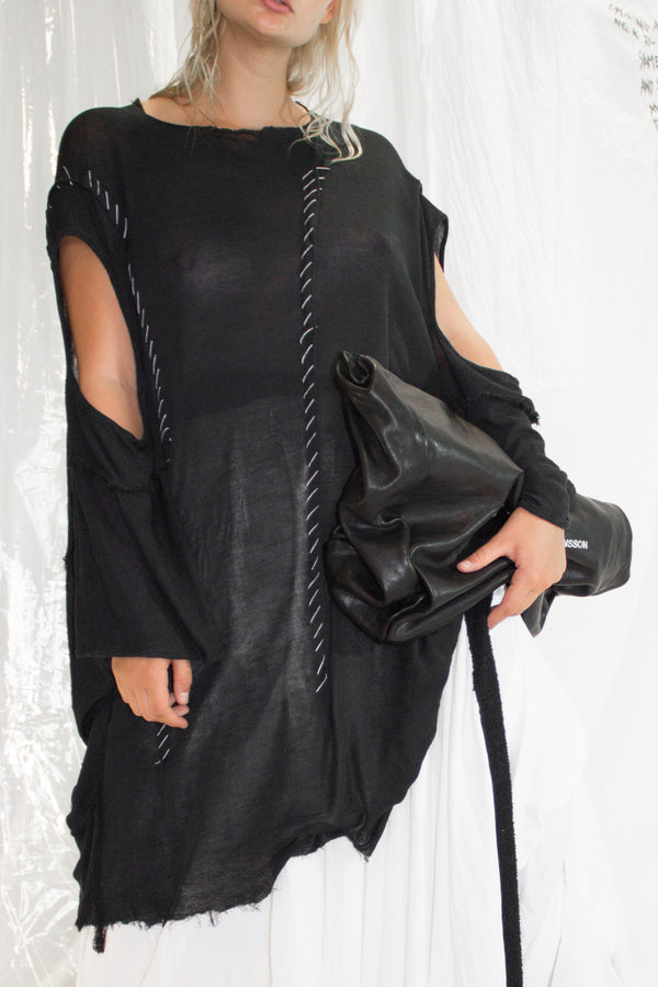 NELLY JOHANSSON HAND STITCHED SILK DRESS - NELLY JOHANSSON
