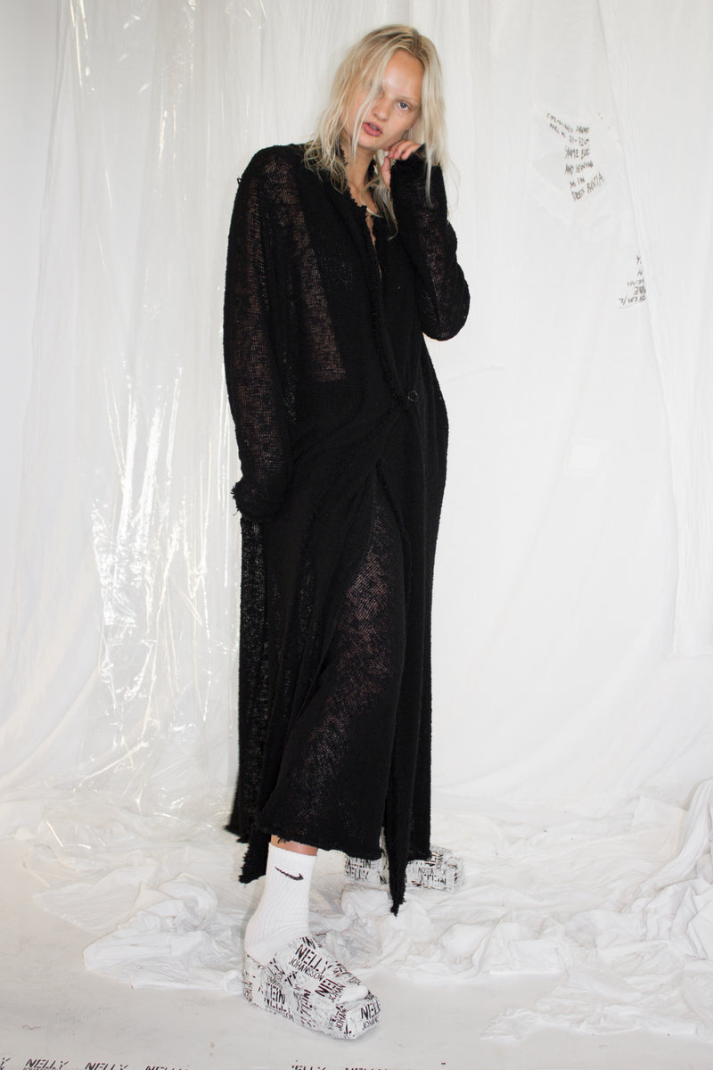 NELLY JOHANSSON MESH COAT - NELLY JOHANSSON