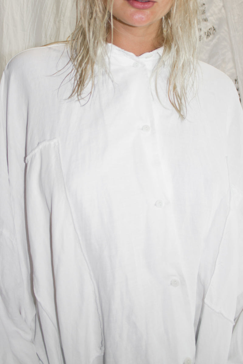 Logo Print Shirt Dress - NELLY JOHANSSON