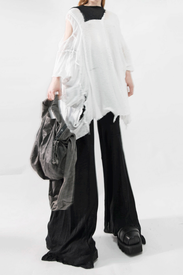 Distressed Sweater Dress - NELLY JOHANSSON