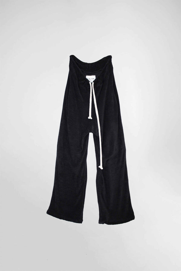 Wide Leg Velour Sweatpants - NELLY JOHANSSON